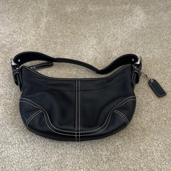 Coach Handbags - Coach small black leather bag